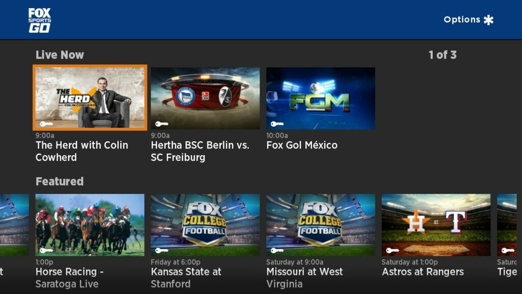 does fox sports cost on roku