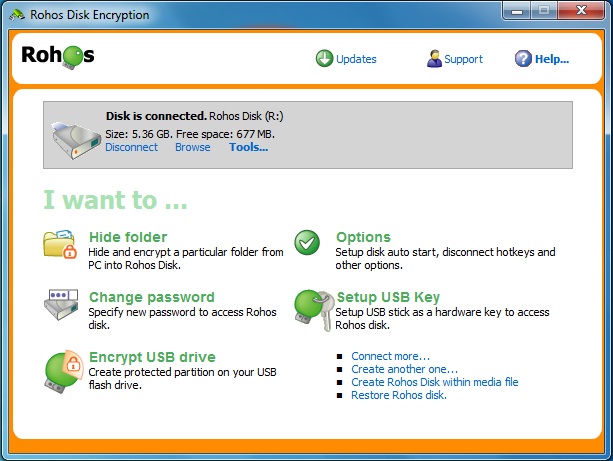 Safe encryption with Rohos Disk Encryption 1.9 – Rohos