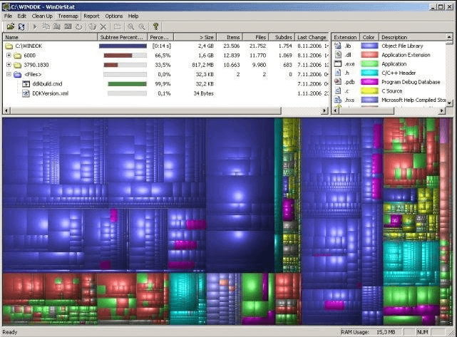 WinDirStat - Best Windows Disk Usage Analyzer Software