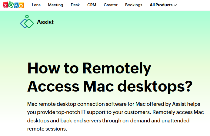 Best Remote Desktop Mac