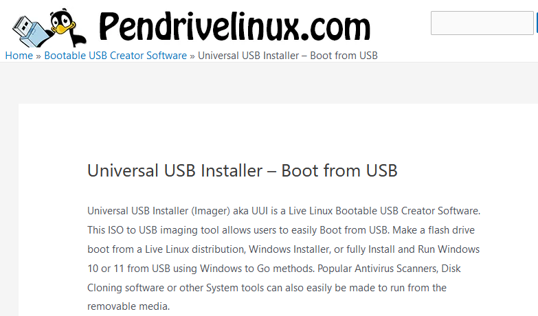 Best USB Bootable Softwares
