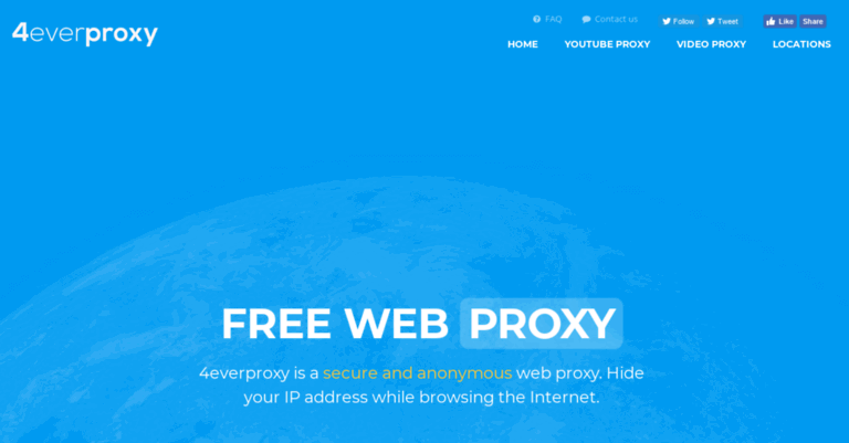 4everproxy - Windows 10 Proxy Tool
