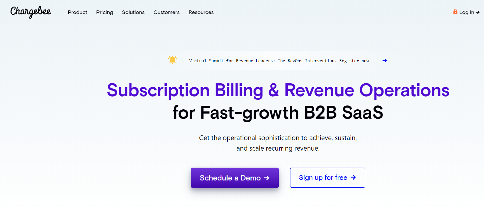Chargebee - Best Invoice Software For Small Business