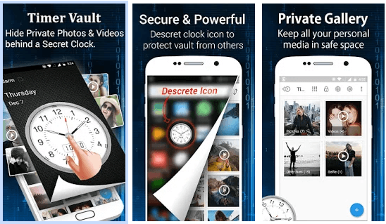 Clock The Vault - best app to hide apps