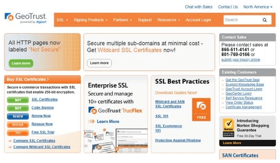 GeoTrust SSL Provider
