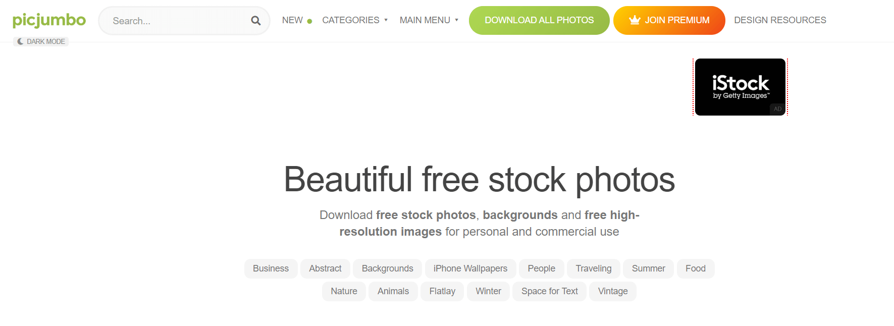Picjumbo - Best Free Stock Photo Websites