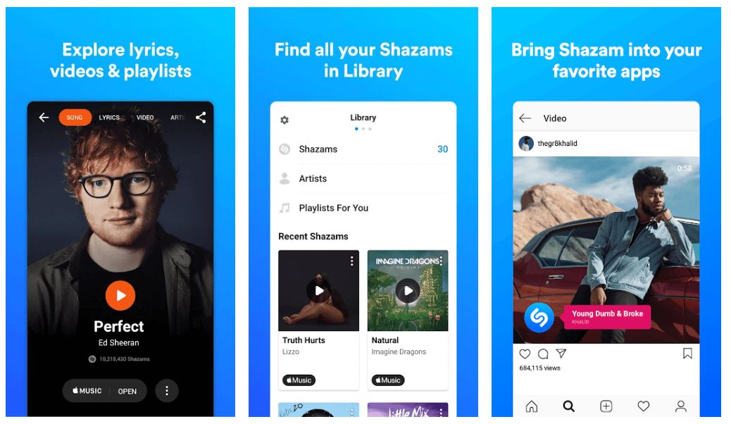 Shazam - Best Lyrics Apps