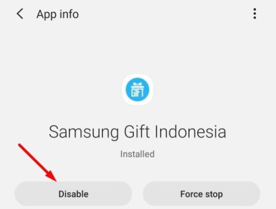 Disable apps on android