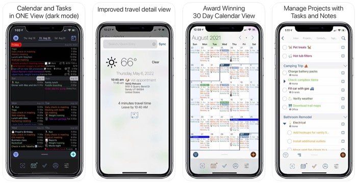 Informant 5 iPhone calendar app