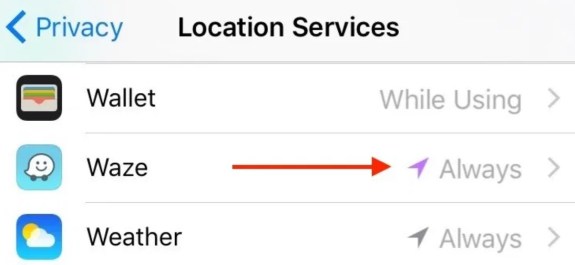 Waze Location Services