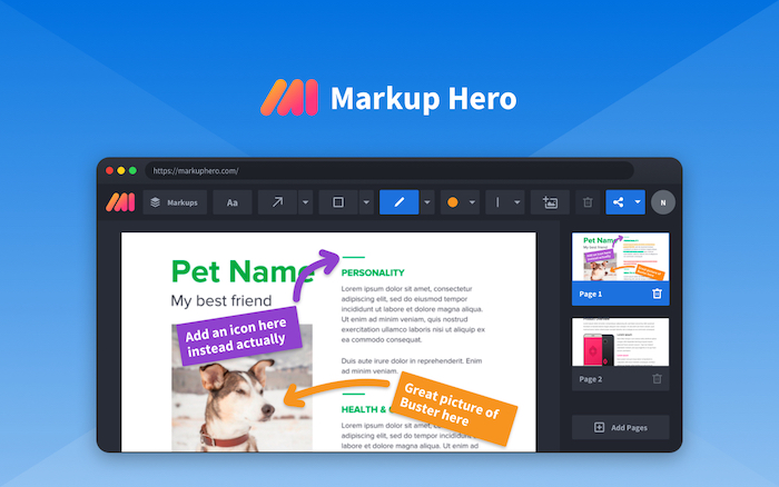 markup hero Mac screenshot app