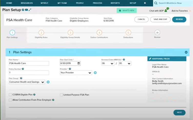 ADP screenshot - 10 Best Benefits Administration Software For Employees (2022)