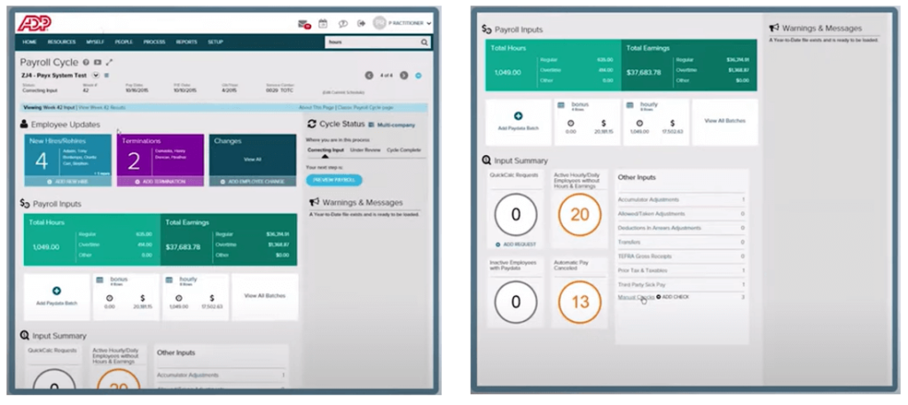 ADP Workforce Now screenshot - 10 Best HR Software For Payroll In 2022