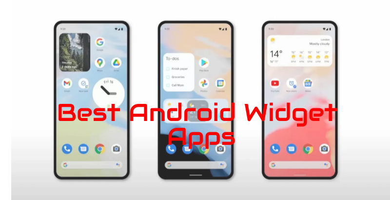 best android widget apps