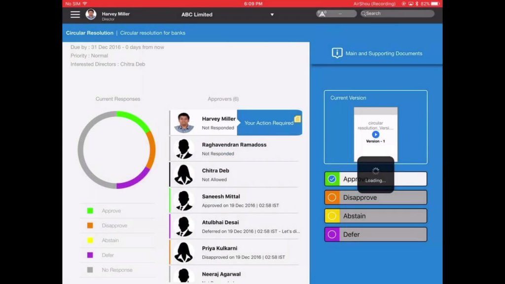 BoardEye by Axar Digital screenshot - 10 Best Board Meeting Software For Board Management Online