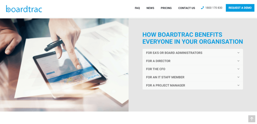 BoardTrac screenshot - 10 Best Board Meeting Software For Board Management Online