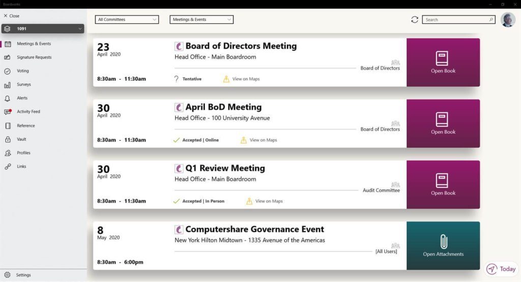 CGS Boardworks screenshot - 10 Best Board Meeting Software For Board Management Online