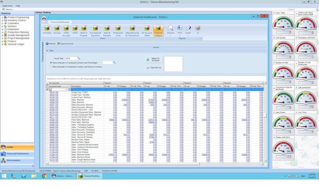 GeniusERP screenshot - 10 Best ERP Systems For Small Businesses On A Budget