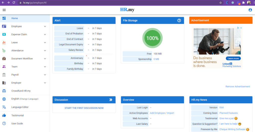 HR.My screenshot - 10 Best HR Software For Small Business In 2022