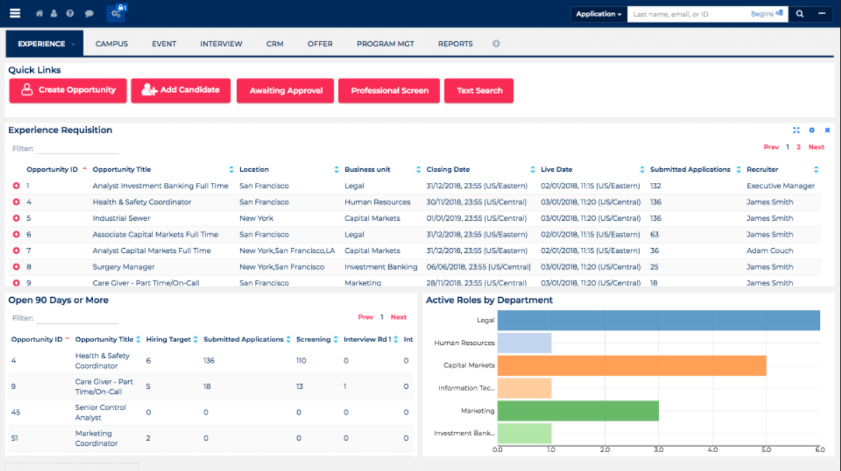 Oleeo screenshot - 10 Best Talent Management Systems For HR In 2022