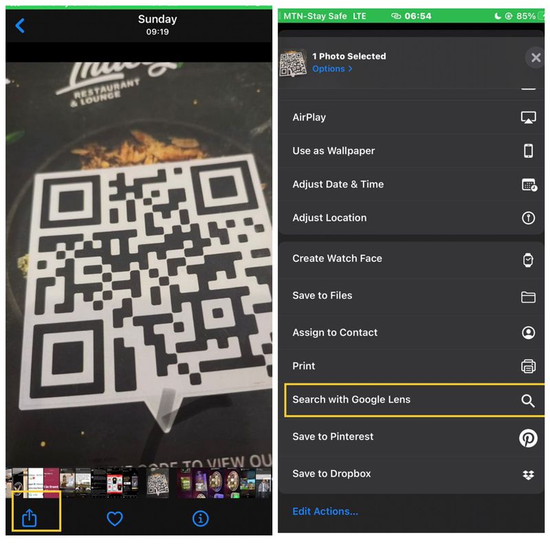 QR code reader from image