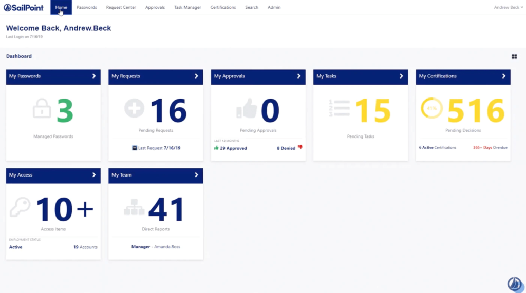 SailPoint screenshot - 10 Best SaaS Management Platforms To Organize All Your Apps