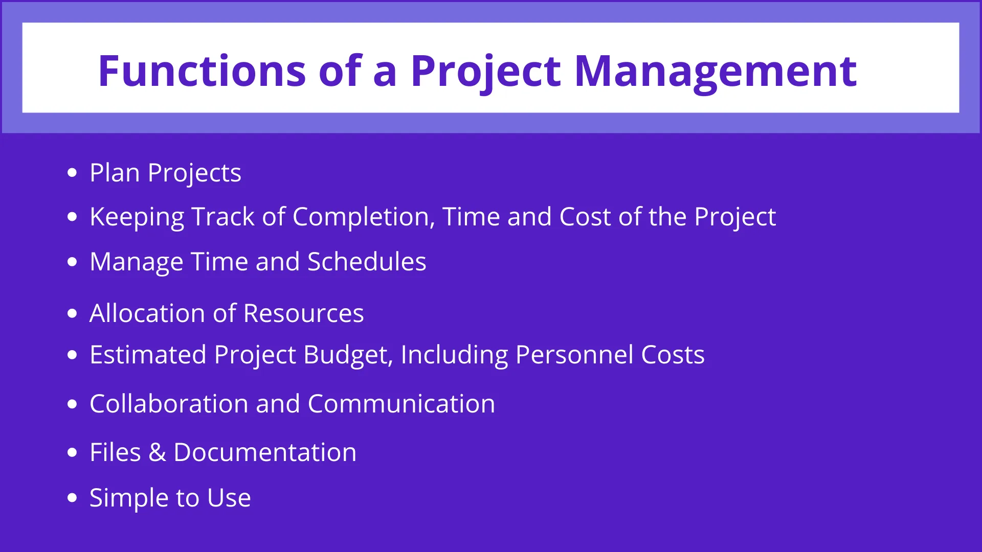Major Advantages of Using Project Management Software