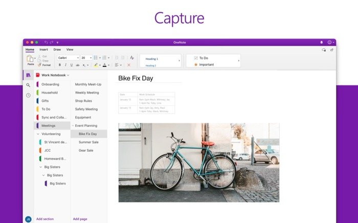 microsoft onenote for mac